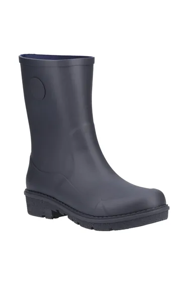FitFlop Womens/Ladies Wonderwelly Short Wellington Boots - Midnight Navy