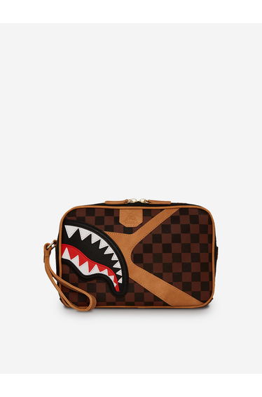 Sprayground Kids Hennyville Toiletry Bag in Brown