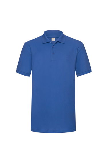 Fruit of the Loom Mens 65/35 Heavyweight Polo Shirt - Royal Blue