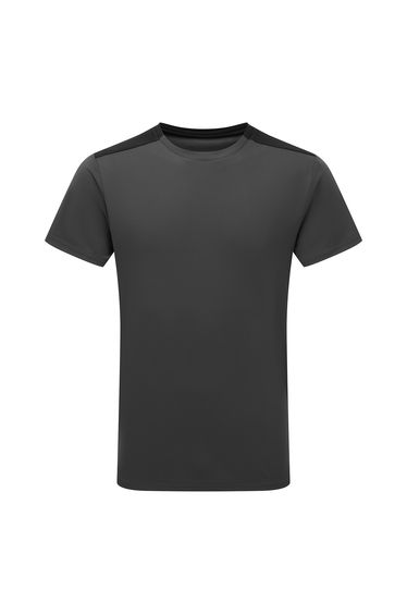 TriDri Unisex Adult Performance Contrast T-Shirt - Charcoal/Black