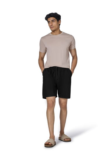 Men Solid Relaxed Fit with Dual Pockets 100% Cotton