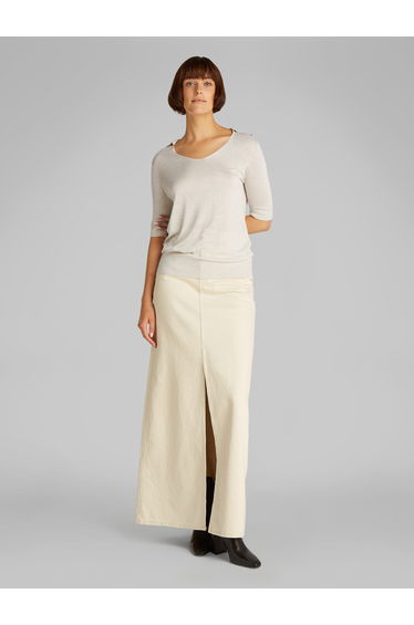 Silk Blend Polo Neck Hs Sweater