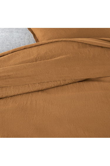 35cm High 100% Washed Linen Fitted Sheet product thumbnail 4