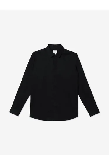 Maison Ava Boys Classic Lucien Shirt in Black