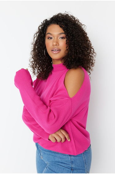 Plus Size Sweater - Pink - Relaxed fit
