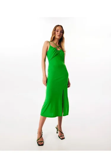 Trendyol Column Midi Dress with Slit