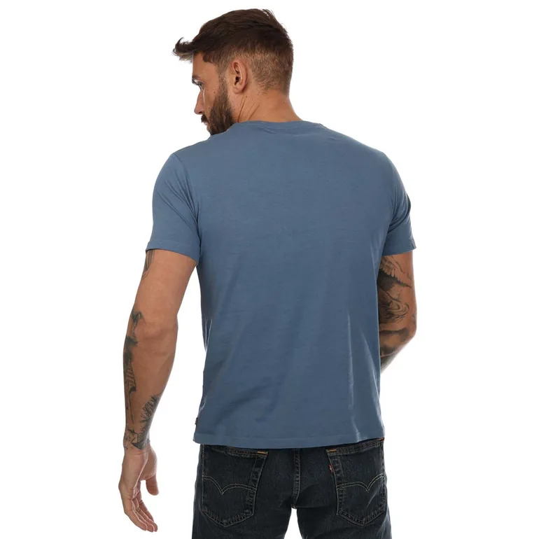 تيشيرت بياقة دائرية بطبعة غرافيك - 1