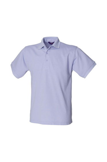 Henbury Mens Polycotton Heavy Polo Shirt - Lavender