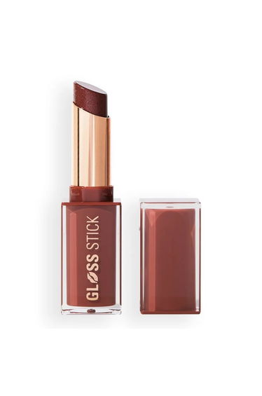 Revolution Pout Lip Gloss Stick Shimmer Toasted Caramel