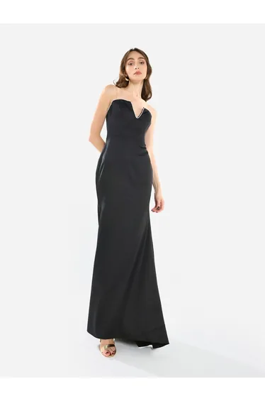 فستان كريب سترابليس