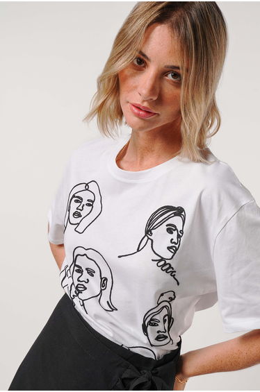 White Graphic T-Shirt