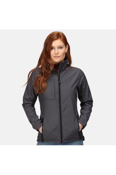 Regatta Professional Womens/Ladies Octagon II Waterproof Softshell Jacket - Seal Grey/Black