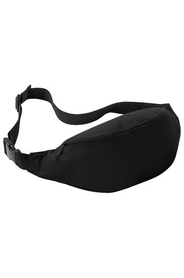 Bagbase Adjustable Belt Bag (2.5 Litres) - Black