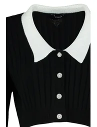 Cardigan - Black - Regular fit - 5