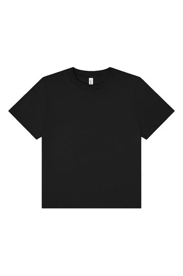 Bella + Canvas Womens/Ladies Heavy Boxy T-Shirt - Vintage Black