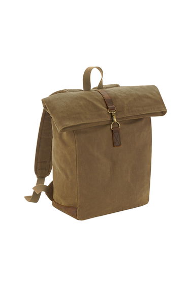 Quadra Heritage Leather Accents Backpack - Desert Sand