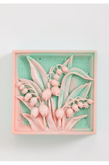 Liquorish Light pink and Blue Lilly Of The Valley Floral Soap Handmade Soap