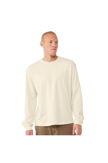 Bella + Canvas Heavyweight Boxy Long-Sleeved T-Shirt - Natural