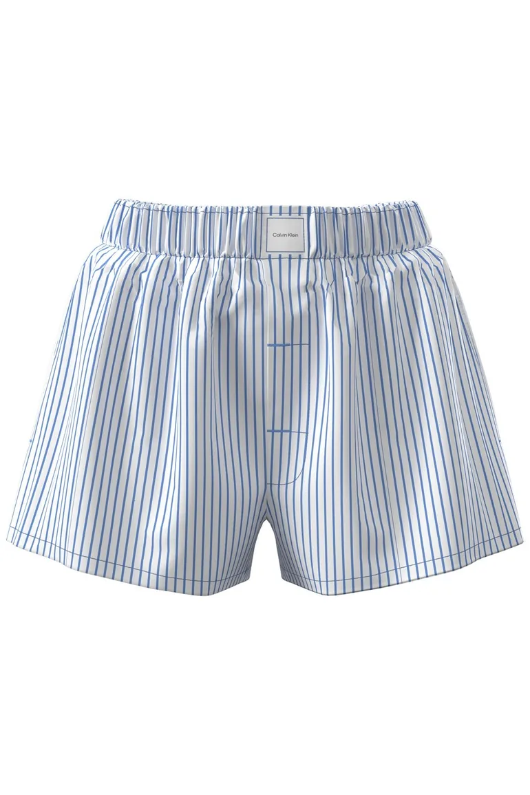 Covered Wb Poplin Short Sera Stripe Blue Descent - 2