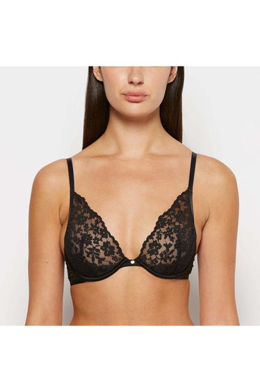 Plunge Bra in Tuxedo Black