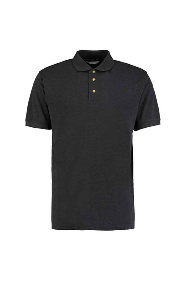 Kustom Kit Mens Workwear Heather Polo Shirt - Graphite