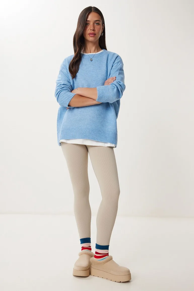 Sweater - Dark blue - Oversize