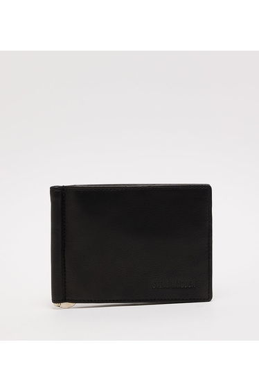 Steve madden signature men's black wallet wallets