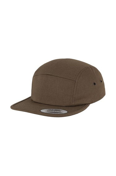 Yupoong Mens Classic 5 Panel Jockey Cap - Olive
