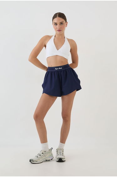 DSGN Studio Elasticate Waist Loose Fit Woven Short - navy