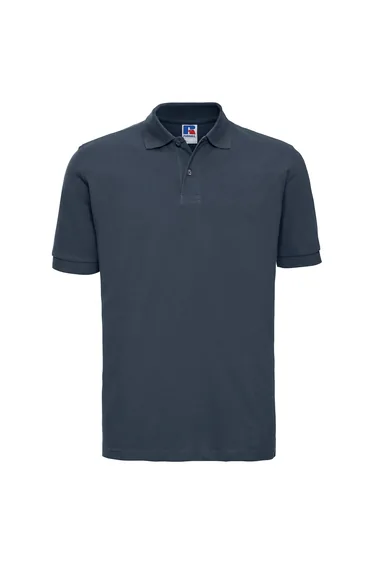 Russell Mens Classic Cotton Pique Polo Shirt - French Navy