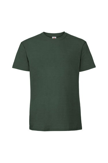 Fruit Of The Loom Mens Iconic 195 Ringspun Premium Tshirt - Bottle Green