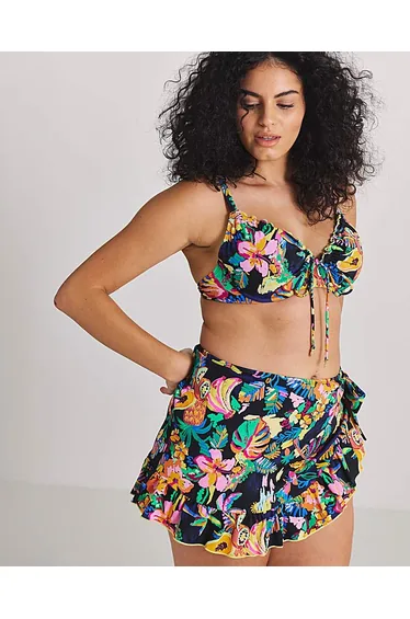 Skirted Detail Bikini Brief