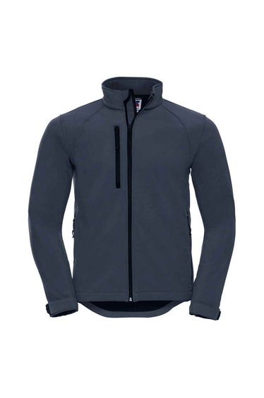 Russell Mens Plain Soft Shell Jacket - French Navy