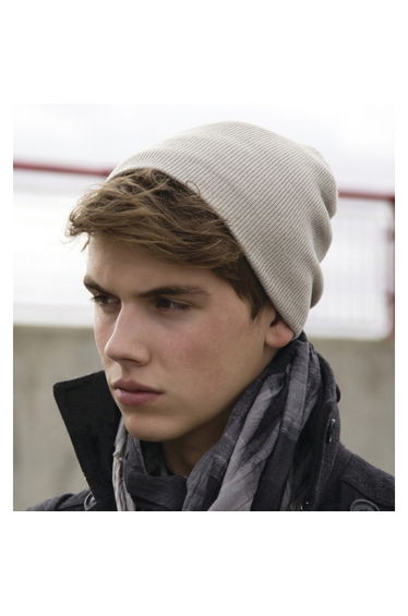 Result Pull On Soft Feel Acrylic Winter Hat - Stone