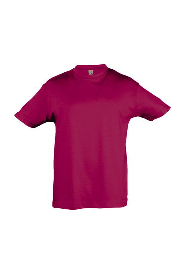 SOLS Kids Regent Short Sleeve T-Shirt - Fuchsia