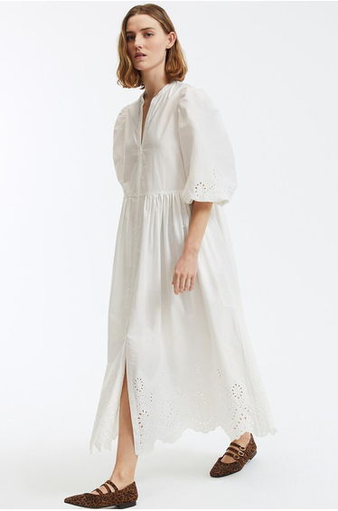 Broderie Anglaise Maxi Dress