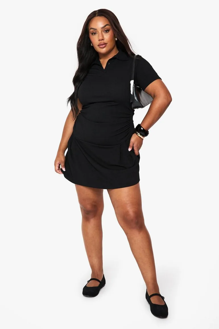 plus size t shirt dress uk Yours Curve Stripe Print Ribbed T-Shirt Dress - Teal Blue