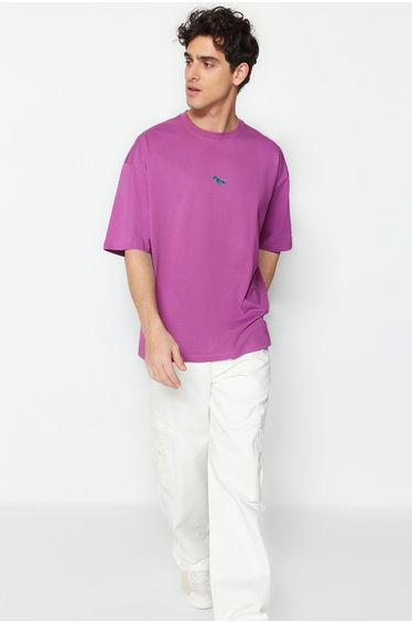 T-Shirt - Purple - Oversize