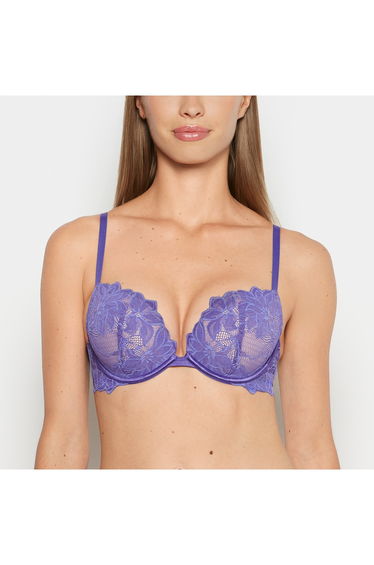Push up bra with all over Reverie Lace in Purple Opulence