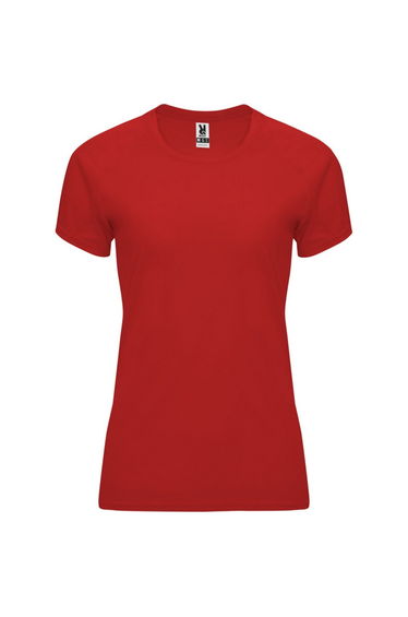 Roly Womens/Ladies Bahrain Short-Sleeved Sports T-Shirt - Red