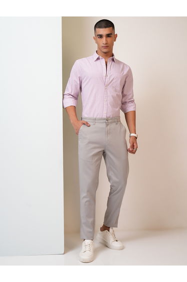 Mid Rise Regular Fit Chino Trousers