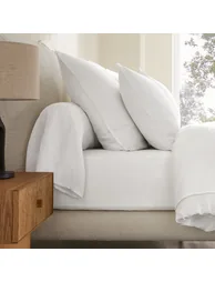 Elina Washed Linen Bolster Case - 2