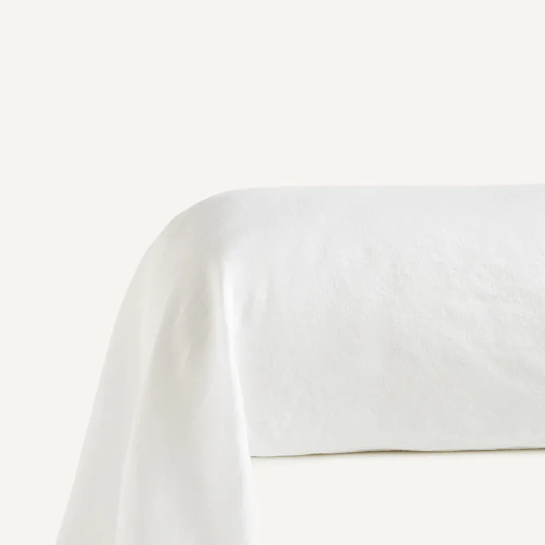 Elina Washed Linen Bolster Case - 4