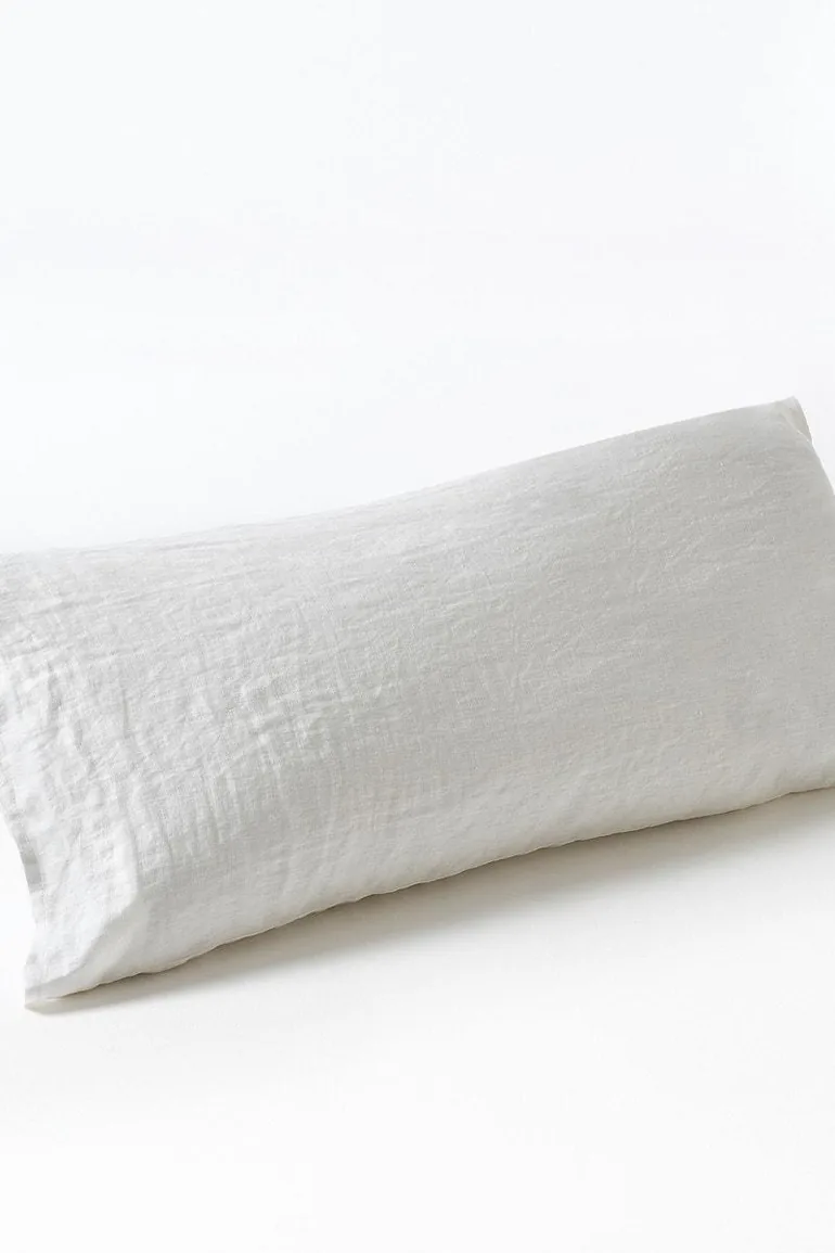 Elina Washed Linen Bolster Case