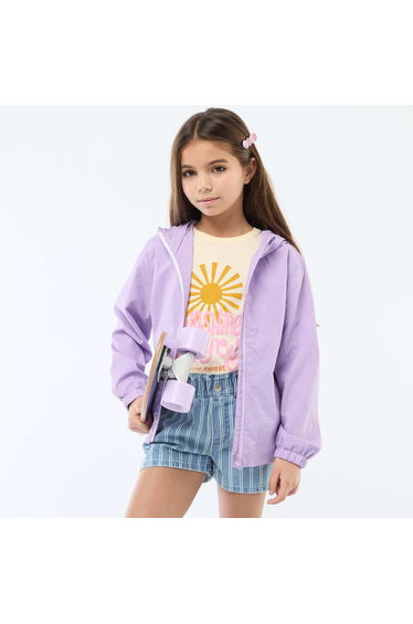 Paper Bag Denim Shorts BLUE