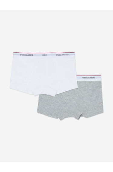Boys 2 Pack Boxer Shorts Set in Multicolour