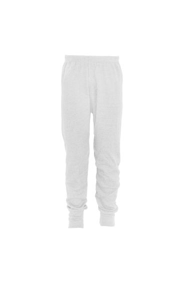 FLOSO Unisex Childrens/Kids Thermal Underwear Long Johns/Pants - White