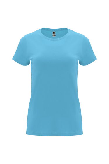Roly Womens/Ladies Capri Short-Sleeved T-Shirt - Turquoise