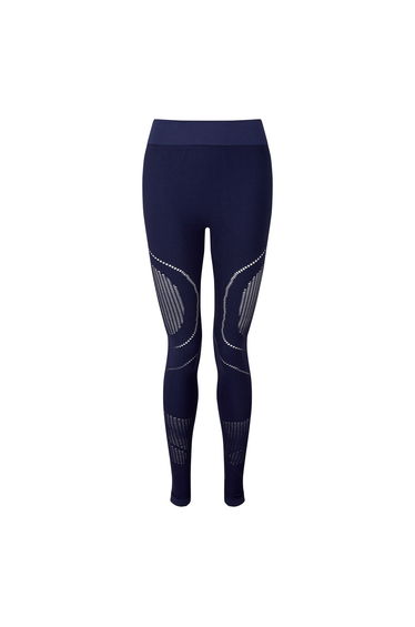 TriDri Womens/Ladies Seamless 3D Fit Multi Sport Reveal Leggings - Navy