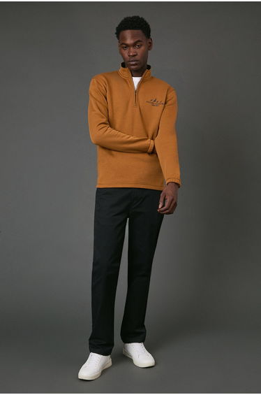 Tobacco Sailing Academy Half Zip Jumper